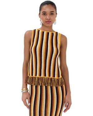 Escvdo Misti Sleeveless Top - Multicolour