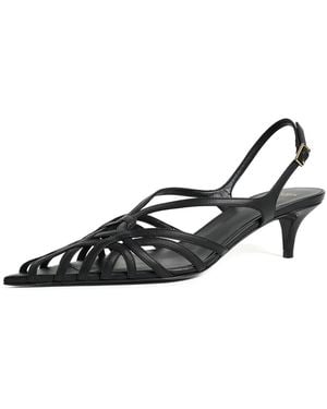 Balmain Kitten Cage Sandals - Black