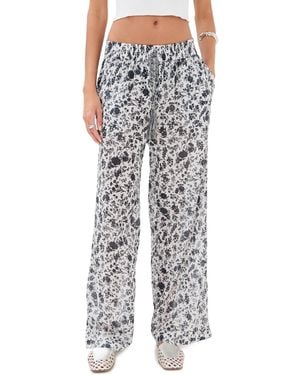 Ulla Johnson Azra Wide Leg Pants Coverup - White