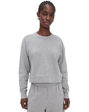 La Ligne Cropped James Sweatshirt - Grey