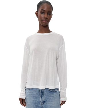 Agolde Sasha Tee - White
