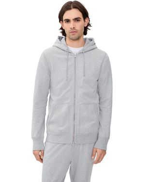 Reigning Champ Midweight Terry Slim Zip Hoodie - Gray