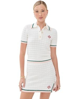 CASABLANCA Boucle Polo - White