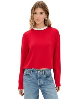 Le Bos Danica Crop Top - Red