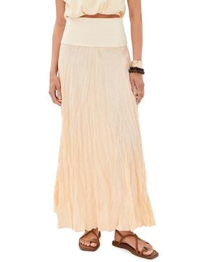 Johanna Ortiz Light And Sound Ankle Skirt - Natural