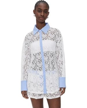 Lioness Boyfriend Shirt - White