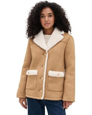 Generation Love Luvia Faux Shearling Jacket - Black