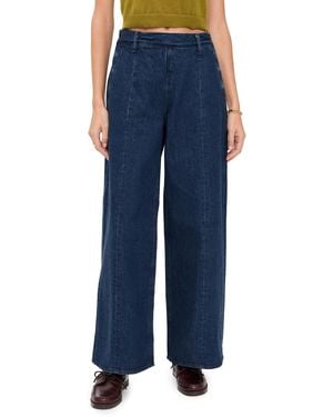 Moussy Mv Bowers Marine Pants - Blue