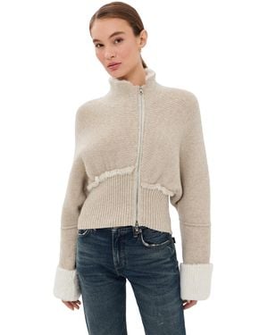 Christopher Esber Isolde Double Knit Jacket - Natural