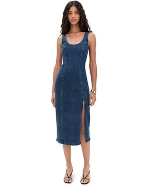 Rag & Bone Flexi Athena Midi Dress - Blue