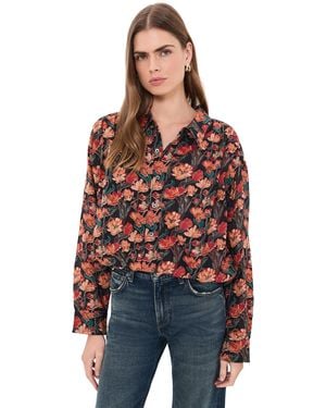 R13 Gathered Yoke Bubble Shirt