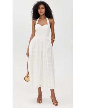 Line & Dot Tanner Combo Dress in Natural | Lyst Line & Dot Tanner Combo Dress in Natural | Lyst