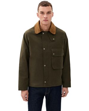 KNICKERBOCKER Bay Waxed Cotton & Nylon Jacket - Black