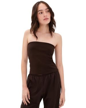 DONNI. The Baby Rib Tube Top - Black