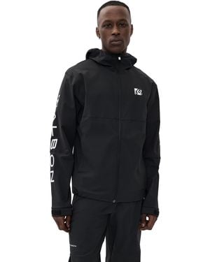 Malbon Performance Full Zip Shell Jacket - Black