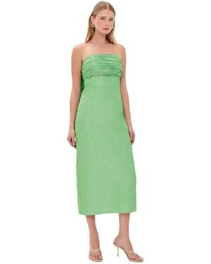 Shoshanna Katerina Midi Dress - Green