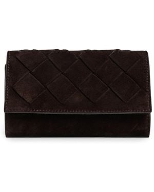 Madewell Convertible Suede Wallet - Black