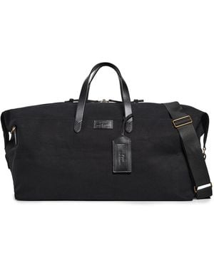Ralph Lauren Canvas Wear To Work Duffle Bag - Black