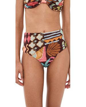 MINKPINK Isola High Waisted Bikini Bottoms - Multicolor