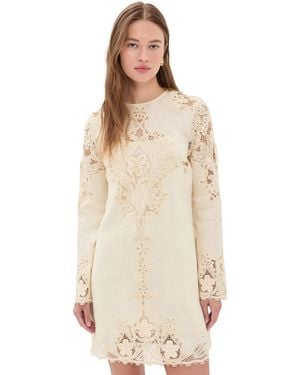 Ulla Johnson Camie Linen Mini Dress - Natural