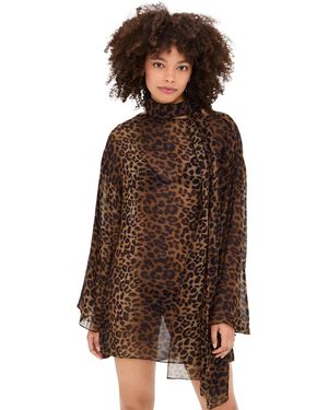 ViX X Rosie Huntington-Whiteley Tammy Short Dress - Brown