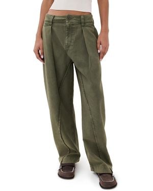 JW Anderson Twisted Seam Pants - Green