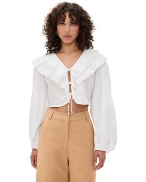 De Loreta Aurelia Blouse - White