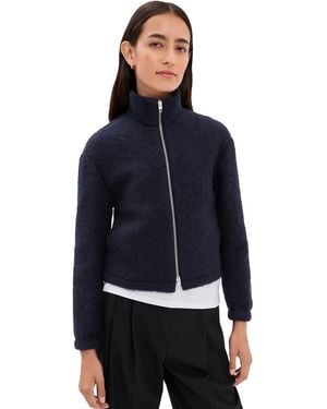 Jil Sander Zip Up Sweatshirt - Blue