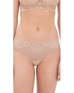Commando Double Take Lace Bikini - Natural