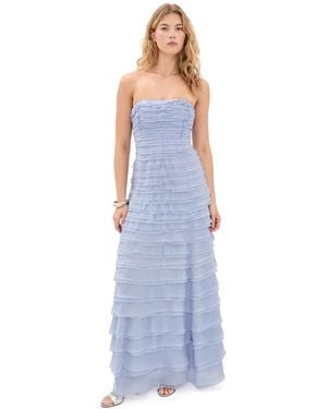 AMUR Pepper Layered Gown - Blue
