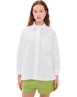 Suzie Kondi Kappa Button-Up Shirt - White