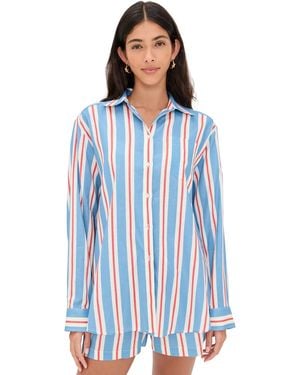 Solid & Striped The Avril Button Down - Blue