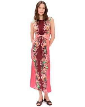 Saloni Gwen Dress - Red
