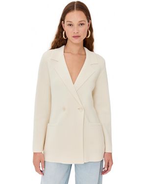 SABLYN Vivian Relaxed Double Breasted Blazer - Natural