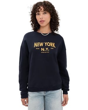 Kule The Oversized New York Sweatshirt - Black