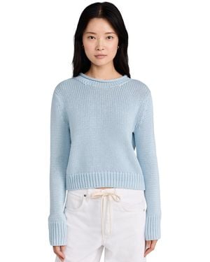 La Ligne Solid Mini Marina Sweater - Blue
