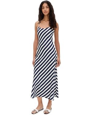 Endless Rose Stripe Dress - White