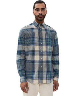 Gitman Vintage Archive Madras Shirt - Blue