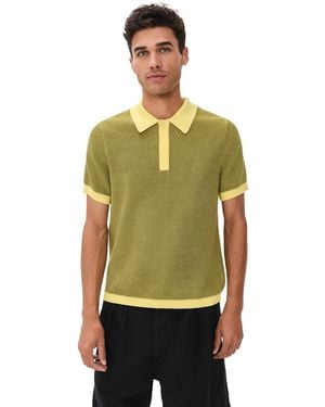 Awet Girma Knit Polo - Green