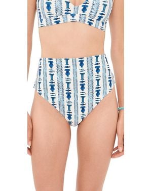 Stylest X Lia Burke Libaire Dreamsculpt High Waist Bikini Bottoms - Blue