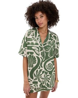 MINKPINK Amos Resort Shirt - Green