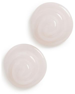 Lelet Leila Swirl Earrings - White