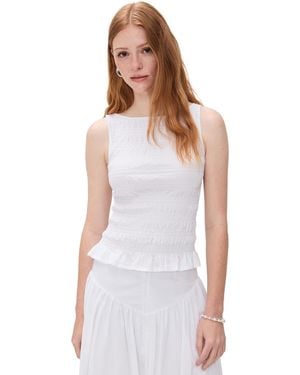Peachy Den Deba Top - White