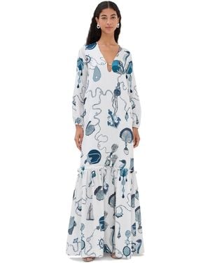 Isla & White Frances Dress - White