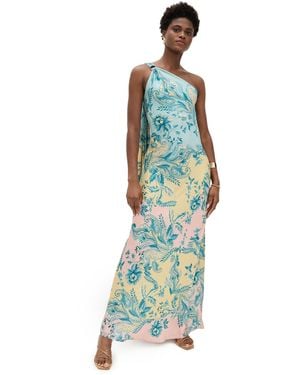 open lace back dress Abira One Shoulder Dress moves with easy poise for measured moments. –  Hemant & Nandita