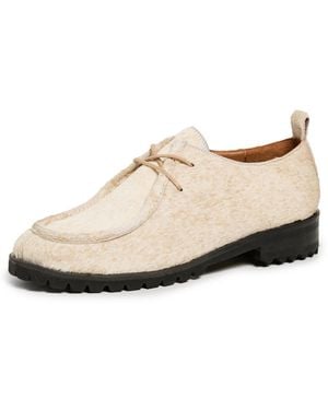 Naguisa Khov Lace Up Loafers - Black