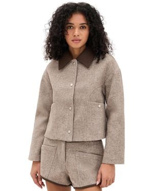 Line & Dot Ingrid Jacket - Brown