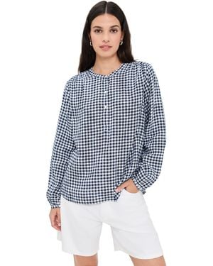 Clare V. St. Martin Top - Blue