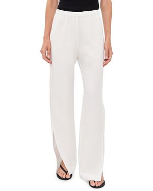 Enza Costa Twill Slash Pants - White