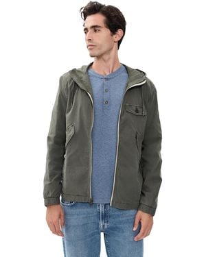 Marine Layer Ripstop Windbreaker Jacket - Blue